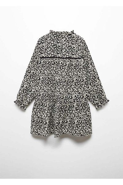 MANGO Kids Rochie Neagra Pentru Copii