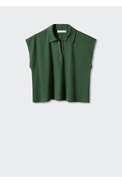 MANGO Woman Oversize Modal Polo