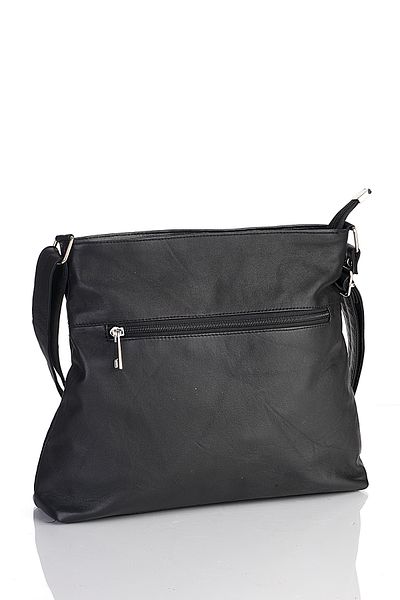 fubileather Geantă de umăr din piele naturală Naser și geantă crossbody cu curea reglabilă