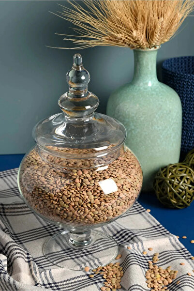 Rayan Ayaklı Kapaklı, El Yapımı, Üfleme Drajelik, Şekerlik, Çerezlik, Çikolat...