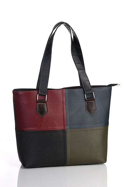 fubileather Geantă de umăr și de umăr pentru femei din piele naturală mărime medie