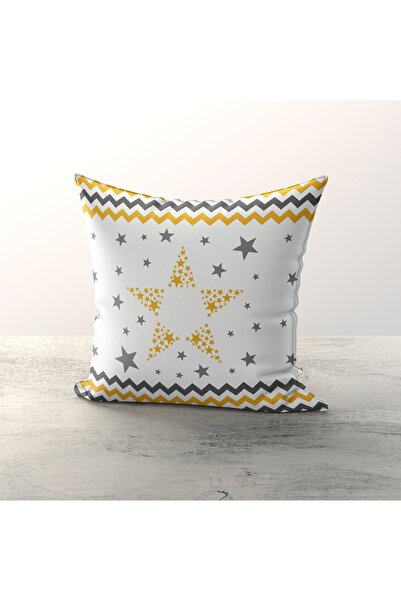 Talia Home Set de 3 huse de pernă pentru cameră pentru copii cu model de stele TLAKR-216