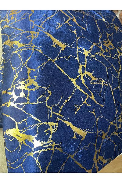 Tekstilsa Fata de masa folie de aur Model nou cu vene 1 bucata (folie de aur albastru) 210*140cm