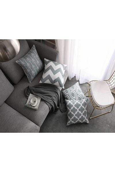 RevuBaby Decorative Throw Pillow Soft Fiber Filled Cushion Sofa Seat Throw Pillow 40x40cm