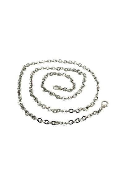 aladepo Metal Bag Chain Imported 0.7mm Silver with Hook