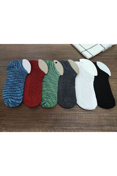 Leement socks Дамски чорапи с 6 чифта памучни мрежести маратонки