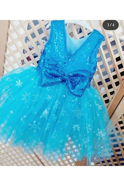 babysmile Mini Elsa costume with zero sleeves