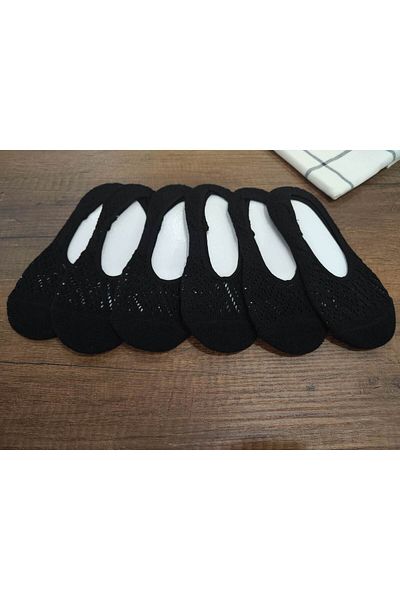 Leement socks Дамски 6 чифта памучни мрежести балерини