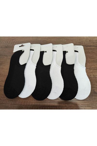 Leement socks Дамски чорапи с 6 чифта бамбукови горни части, плетени с пчелна пита и безшевни маратонки