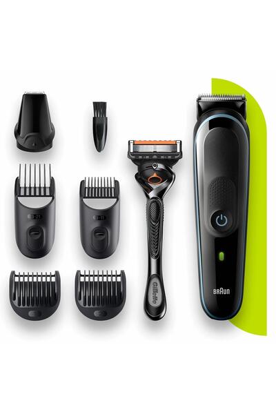 Braun Şarj edilen traş makinesi sakal traşı saç traşı sakal çizme numaralı saç kesme kablosuz kullanım pro