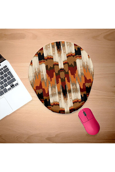 UcuruStore Kesik Çizgiler Οβάλ Επιφάνεια Ποντικιού με Στήριγμα Καρπού
