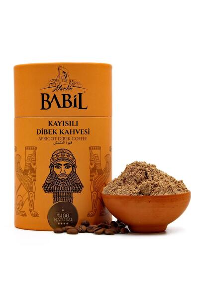 Babil Kayısılı Dibek Kahvesi 200 gr Silindir Kutu