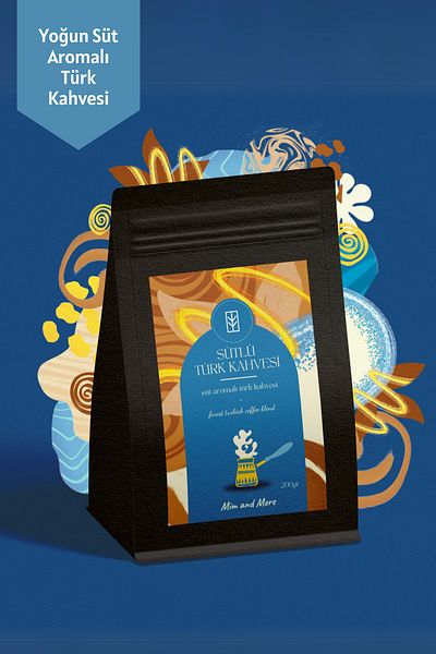 Mim and More Turkish Coffee with Milk Turkish Coffee with Milk Flavor 200 Gr