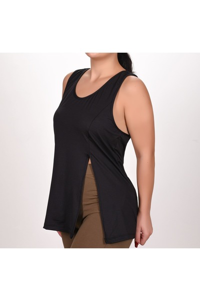 HALVMAN Women's Backless Athlete Undershirt Black Hlv1330