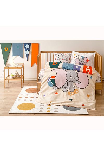 Taç Disney Dumbo Cute Cotton Baby Nver Picture Set