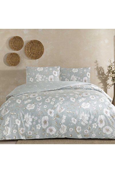 Taç Carla Ranforce Çift Kişilik Nevresim Takımı Mint