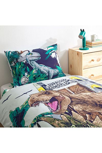 Taç Jurassic World Licensed Cotton Single Duvet Cover Set