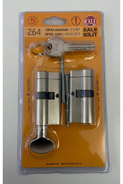 KALE ORTAK ANAHTAR 2'Lİ SET 68 MM TUZAKLI BAREL