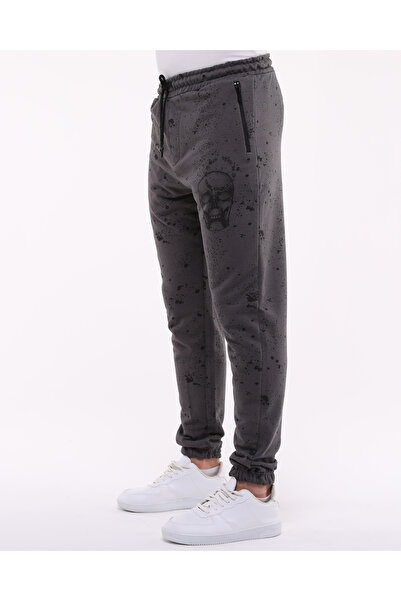 YHGTEKSTİL Φούτερ με στάμπα ξηρού κεφαλιού