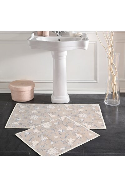 Taç Floret 2'li Pamuk Paspas Seti