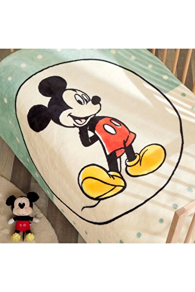 Taç Licensed Disney Mickey Circle Baby Baby Blanket