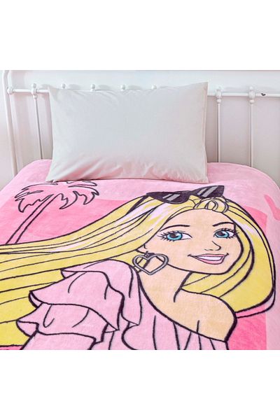 Taç Barbie Girl Power Single - Licensed Blanket