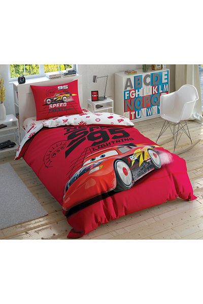 Taç Cars Speed Frenzy Licensed Single Duvet Cover Set