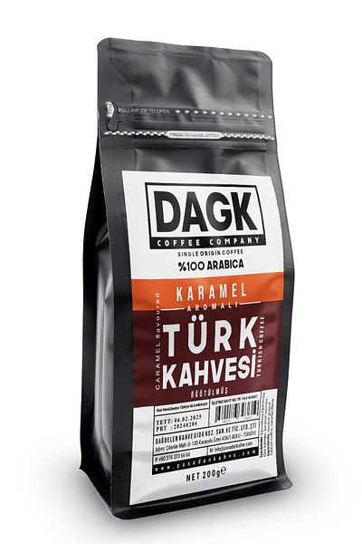 Dagk Turkish Coffee with Caramel 200g (AROMATED)