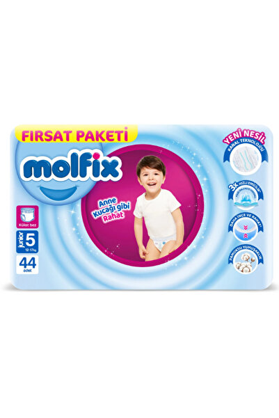 Molfix Fırsat Paketi Külot Bebek Bezi 5 (Junıor) Beden-44 Adet