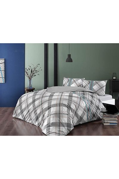 Taç Floyd Ranforce Single Duvet Cover Gray