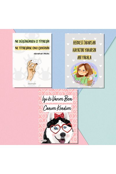 Fatofotofan Czech Miracles Mottos Decoration Motivation Card for 3-Piece Wire Board or Cork Board