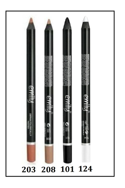 Golden Rose إميلي المفضلة 4 عبوات قلم تحديد الشفاه والعين رقم: 203-205-101-124