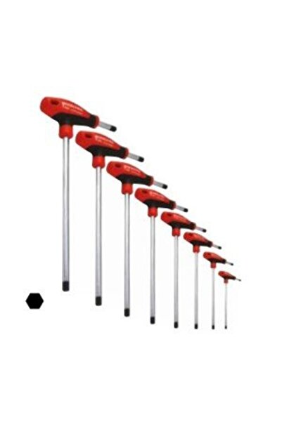 İzeltaş İzeltaş 4920 00 8108 T Tipi Allen Anahtar Takımı 8 Parça