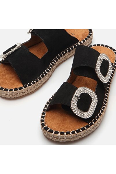 Yaya by Hotiç Women's Slippers - Black Pedestrian