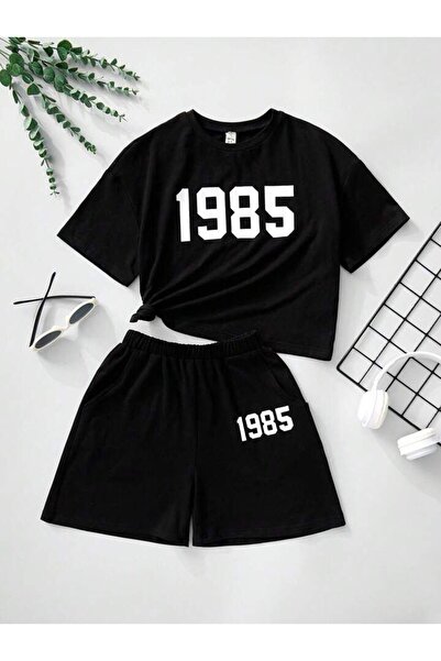 Machetta Dizajn dječjeg teksta Štampano Set gornjeg i donjeg dela Pamuk Komad...