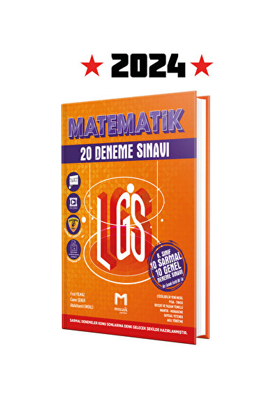 Mozaik Yayınları 8.SINIF MOZAİK DENEME 20Lİ MATEMATİK