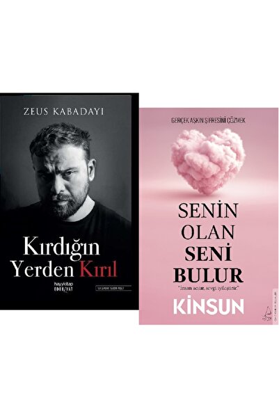 Destek Yayınları Kırdığın Yerden Kırıl + Senin Olan Seni Bulur / 2 Kitap Set