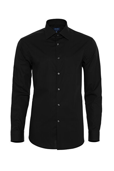 Germirli Non Iron Laci Poplin Klasik Yaka Tailor Fit Gömlek