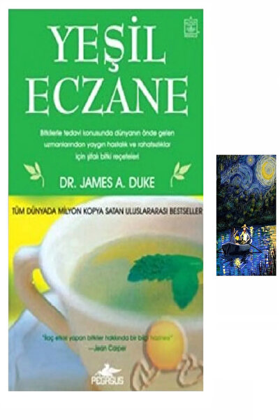 puslurotalar Yeşil Eczane-James A. Duke (Koleksiyon Kitap) + Mavi Gece Stiker