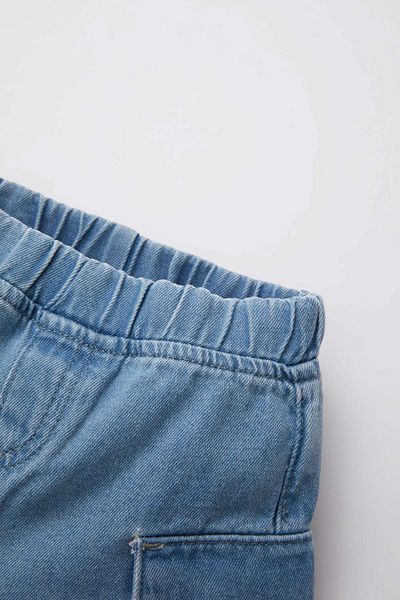 DeFacto Pantaloni scurti de jeans pentru bebelusi B6750a524sm