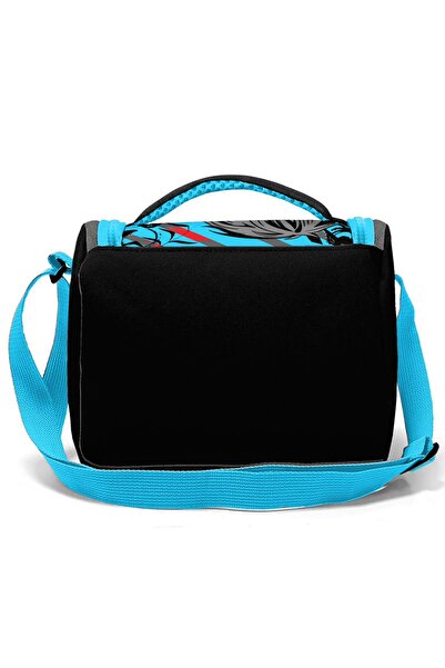 Coral High Cutie termică pentru prânz pentru copii cu model anime negru albastru - 11876