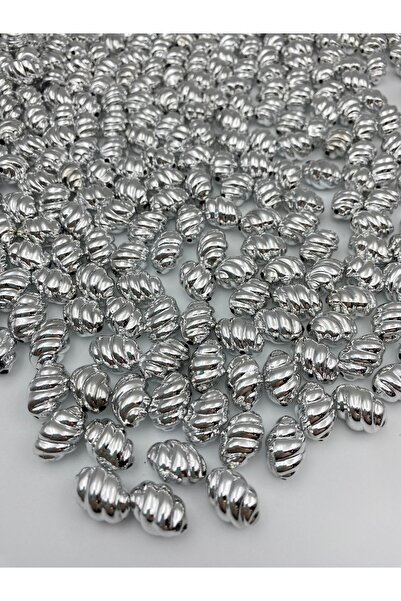 Hedef Bijuteri 100 جرام خرز نيكل فضي ملتوي للمجوهرات والإكسسوارات وخرز صنع ال...