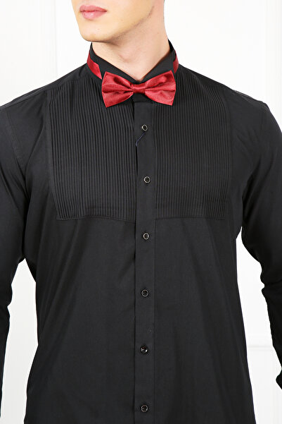 PASSERO Πουκάμισο σμόκιν με λεπτή εφαρμογή