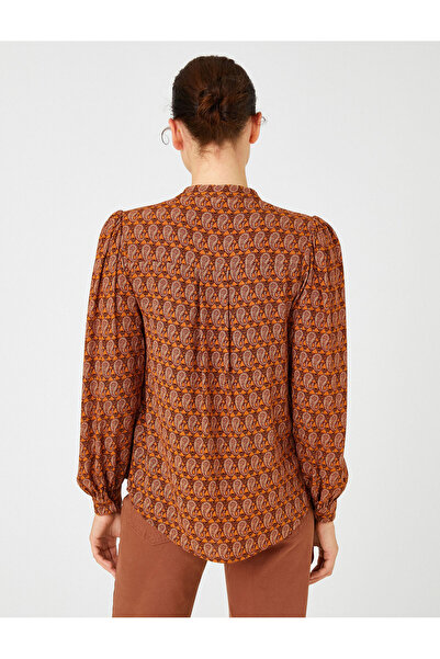 Koton Μπλούζα ώμου Judge Collar Ribbed