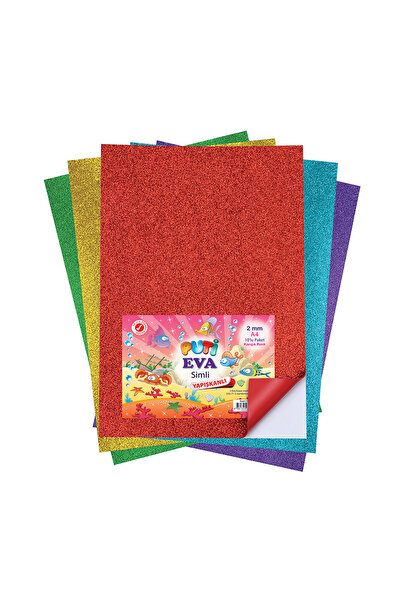 Genel Markalar Puti A4 2 Mm Eva Simli Yapışkanlı Karışık Renk 10"lu 1147