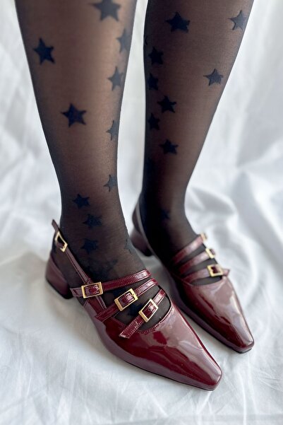 Shoebutik Jenny Bordo Rugan Жіночі туфлі на підборах