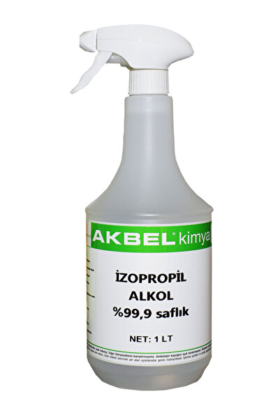 akbel AKBEL İZOPROPİL SPREYLİ 1 LİTRE %99.9 SAFLIKTA