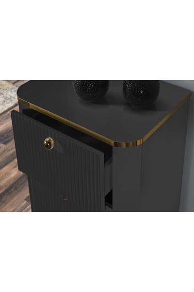 ipek mobilya Penza Çamaşırlık (Dark Grey)