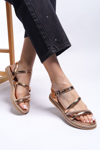 Riccon Thalnora Women's Sandals0012102 Rose Metallic
