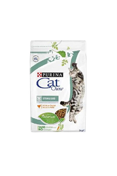 Cat Chow Sterilised Tavuklu Kısırlaştırılmış Kedi Maması 3 Kg